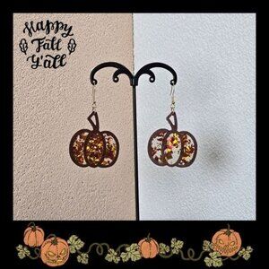 🎃‎ Festive Pumpkin Earrings (NWOT)
